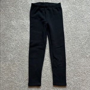 Kids Cat & Jack, Fleece Lined Black Leggings, 6/7
